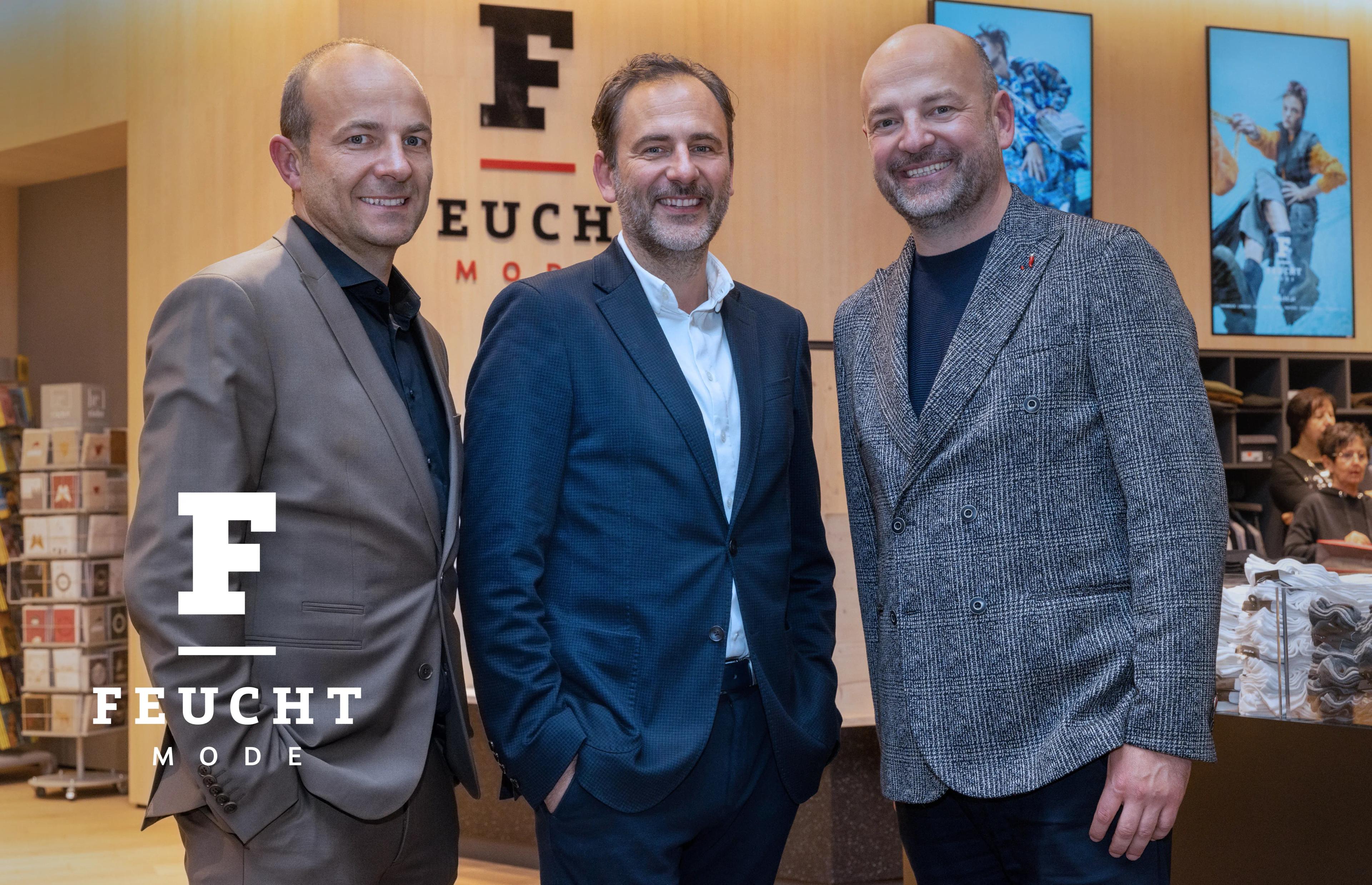 Die Geschäftsführer von Mode von Feucht im Unternehmensumfeld
