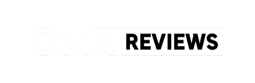 Logo with the words OMR Reviews in white text on a black background.
